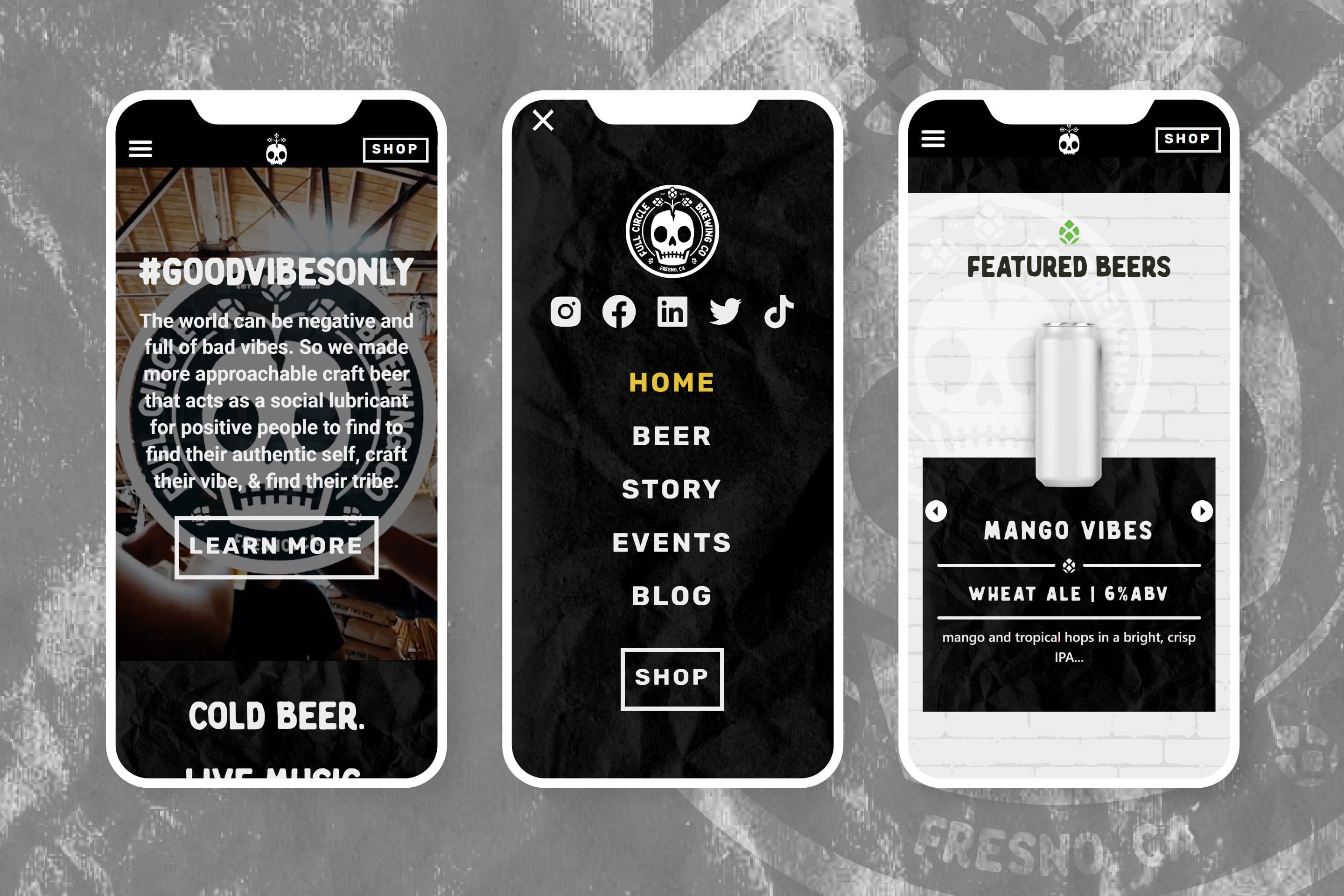 Full Circle Web UI Concept 2